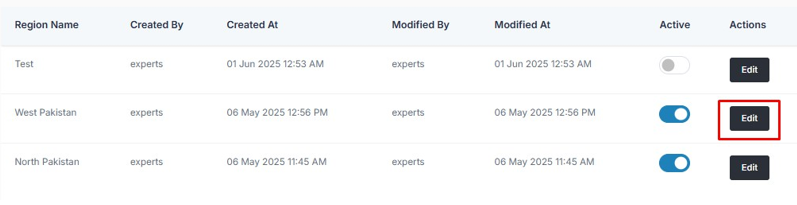 Edit Region